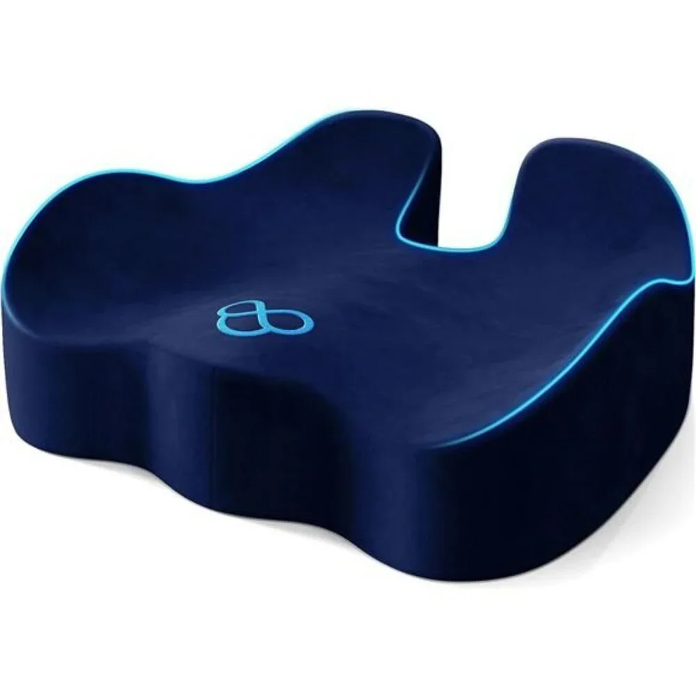 Memory foam seat cushion tailbone pain relief office chair car travel support